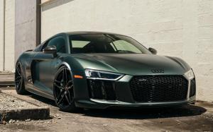 Audi R8 V10 on Vossen Wheels (HC-2) 2017 года